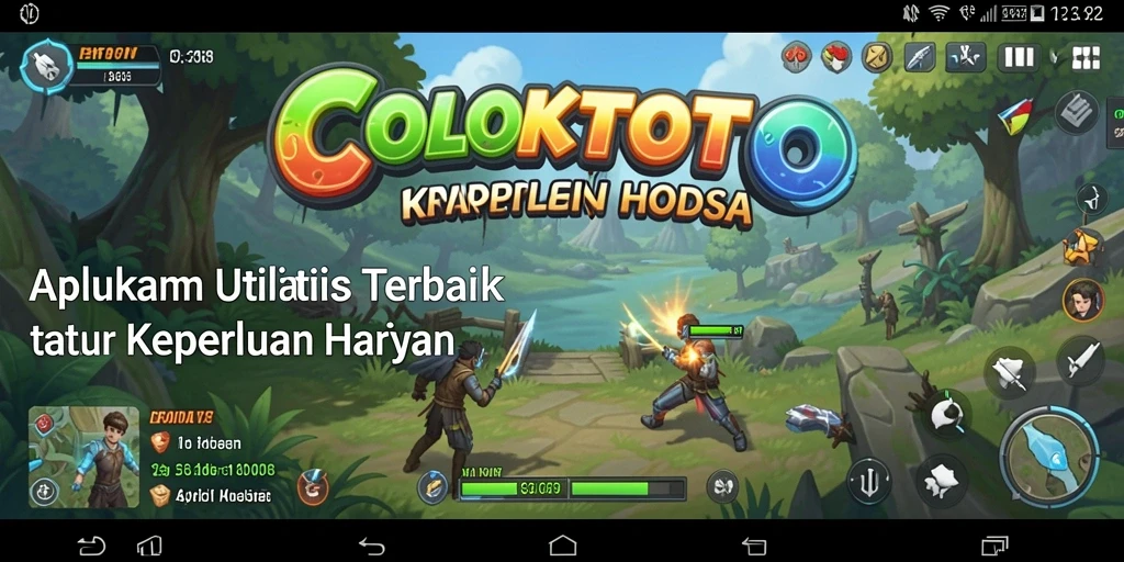 Tampilan antarmuka COLOKTOTO yang sederhana dan intuitif.