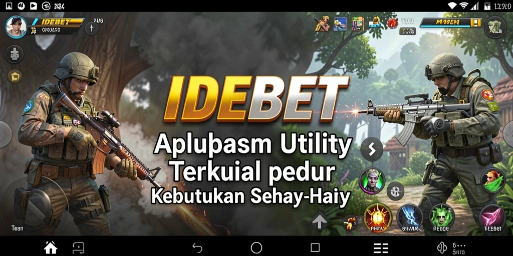 Tampilan antarmuka aplikasi IDEBET yang sederhana dan fungsional.