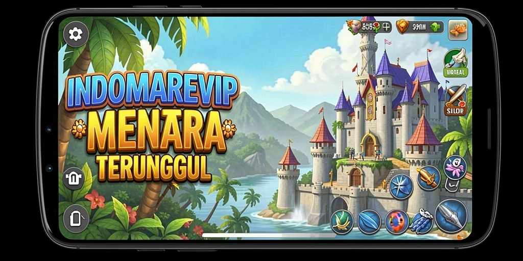 Tangkapan layar menampilkan gameplay pertahanan menara yang mendebarkan.