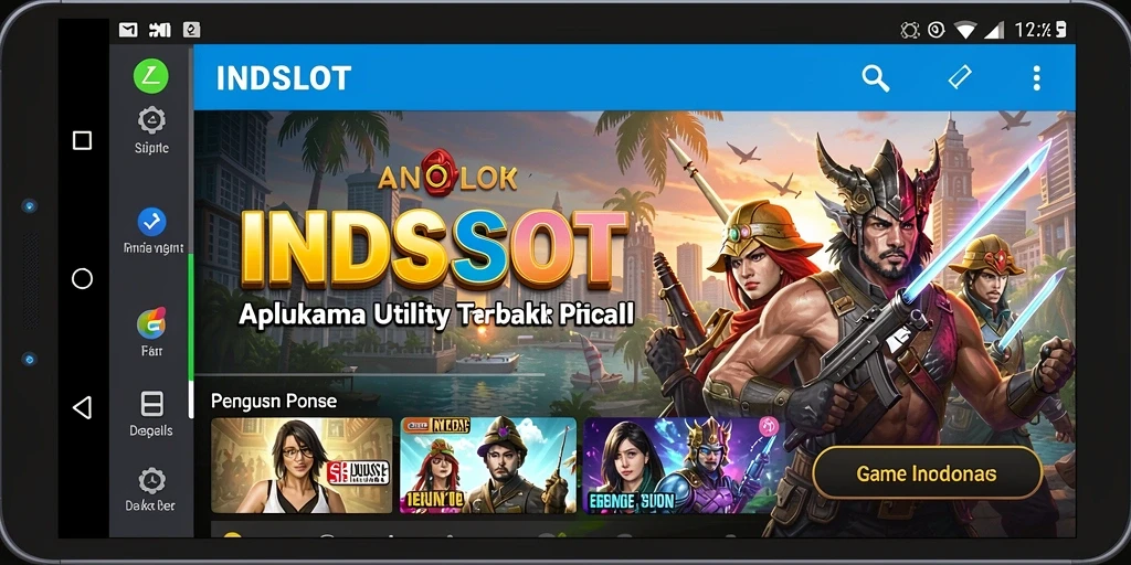 Tampilan antarmuka INDSLOT yang intuitif untuk pengelolaan Utility.