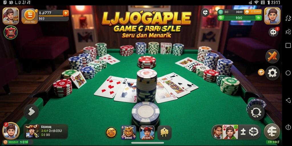 Tampilan gameplay seru dan interaktif dari LJO777.
