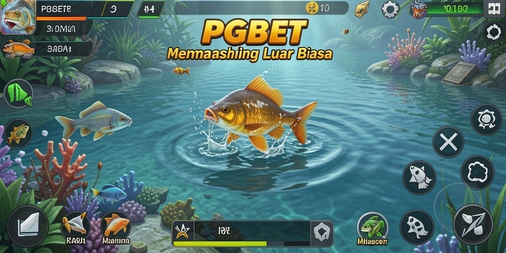 Screenshot gameplay PGBET yang menampilkan suasana memancing yang mengasyikkan.