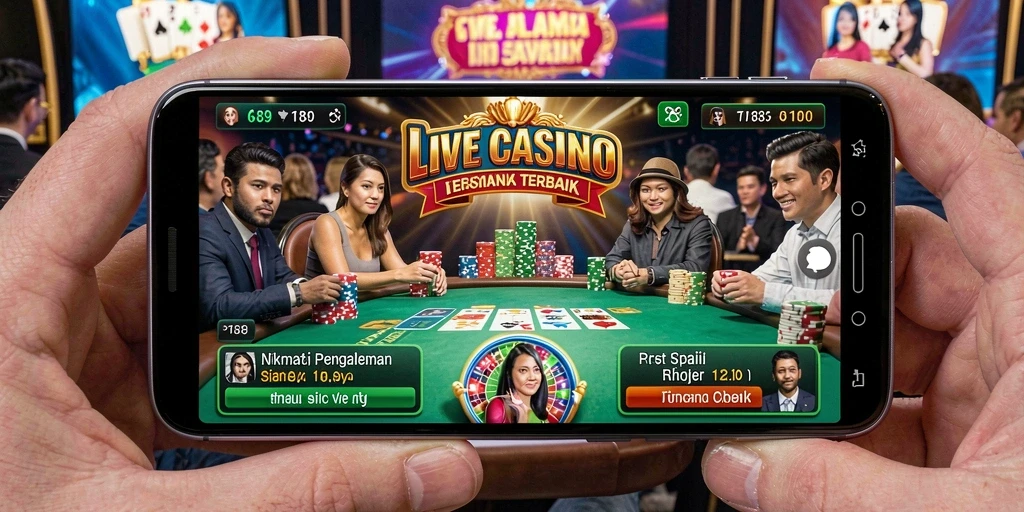Tampilan gameplay mendebarkan di Live Casino PT89, interaksi langsung dengan dealer.