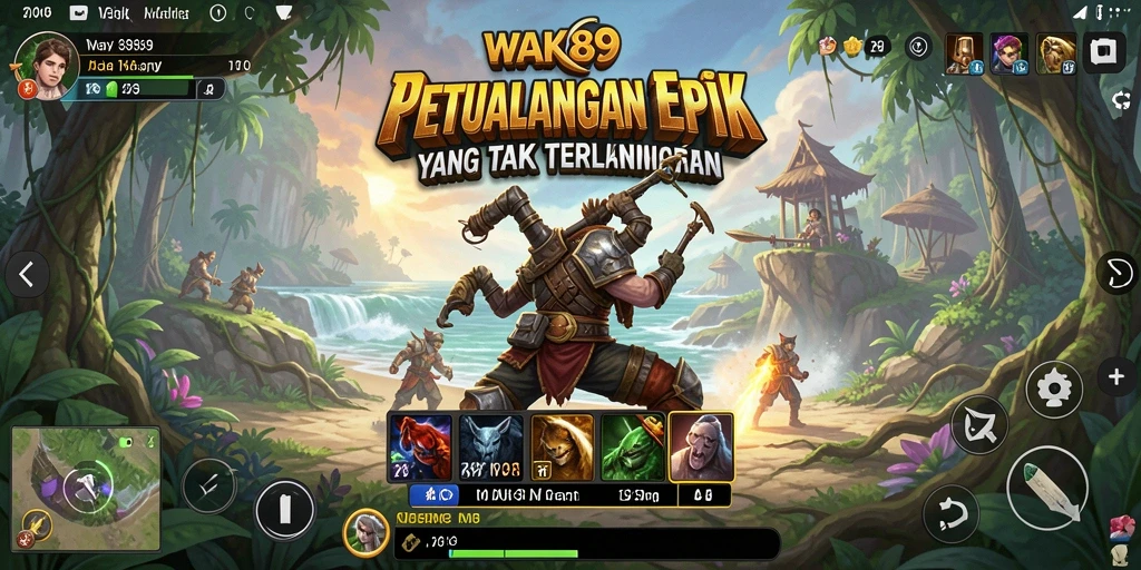 Screenshot gameplay WAK89 menunjukkan aksi mendebarkan dalam petualangan.